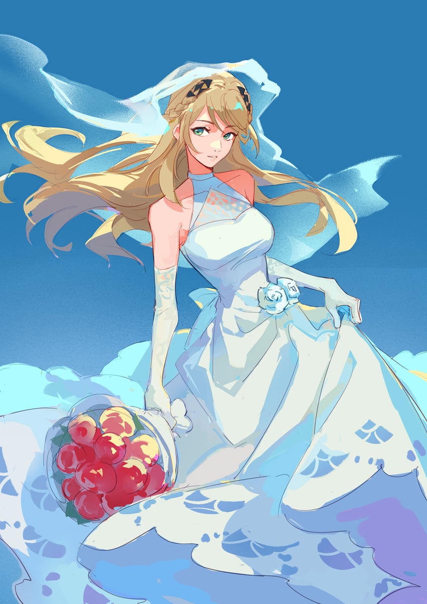 elaine auclair (eiyuu densetsu and 2 more) drawn by feng_you