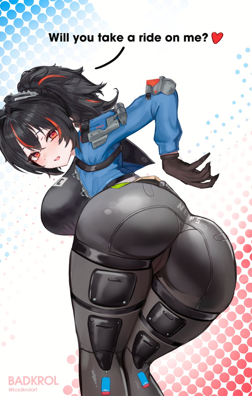 zhu yuan (zenless zone zero) drawn by badkrol
