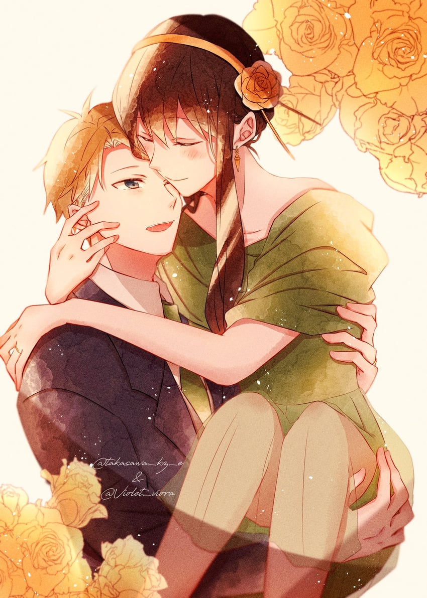 yor briar and twilight (spy x family) drawn by takasawa_kz_e and violet_viora