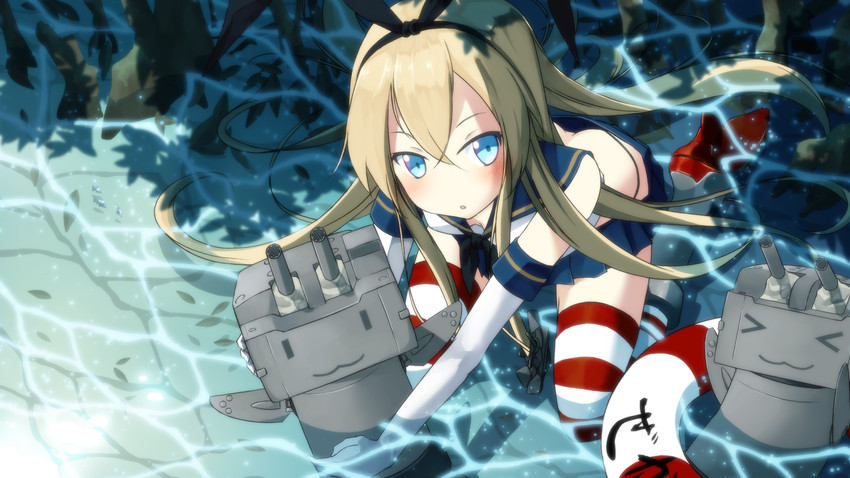 shimakaze and rensouhou-chan (kantai collection) drawn by o_daizen