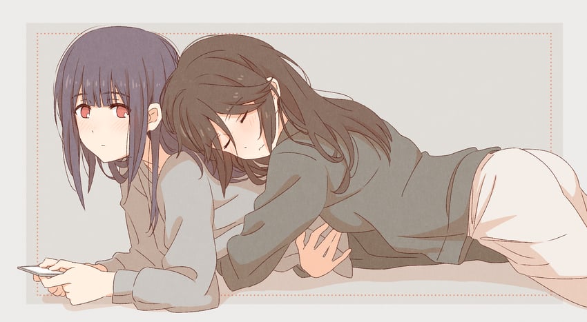 yoroizuka mizore and kasaki nozomi (hibike! euphonium and 1 more) drawn by sawara65