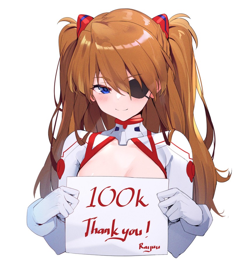 souryuu asuka langley (neon genesis evangelion and 2 more) drawn by raijuu_(bakanara)