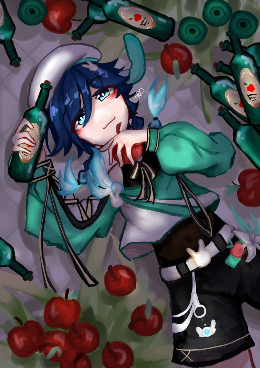 venti (genshin impact) drawn by ekping