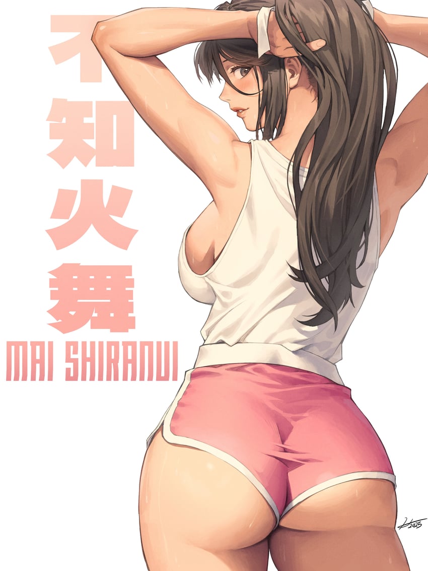 shiranui mai (street fighter and 2 more) drawn by hichi