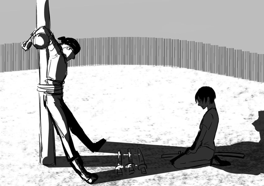 roronoa zoro and shimotsuki kuina (one piece) drawn by codedredalert