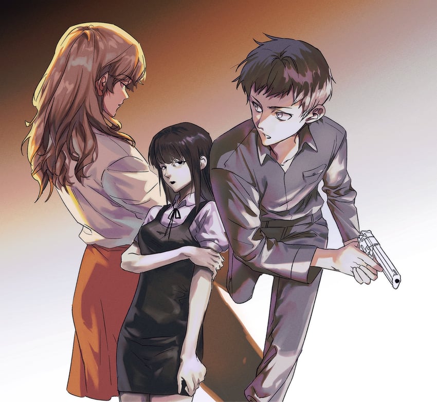 marina, levi, and samarie (fear & hunger and 1 more) drawn by fungusandhear