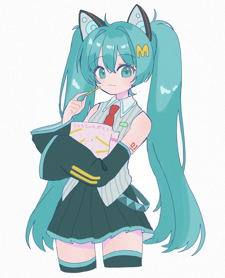 hatsune miku (vocaloid and 1 more) drawn by shiina_(qh38crgwgf1yeut)