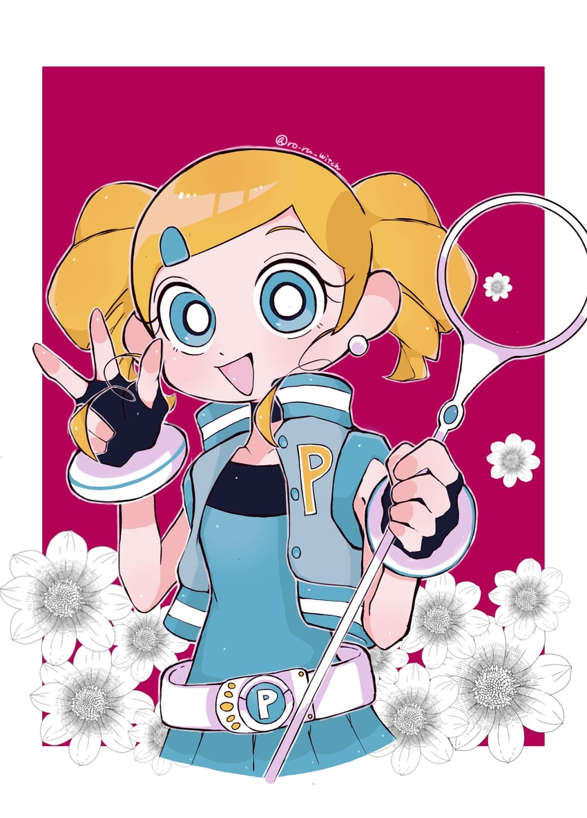 goutokuji miyako and rolling bubbles (powerpuff girls z) drawn by ro_ru_witch