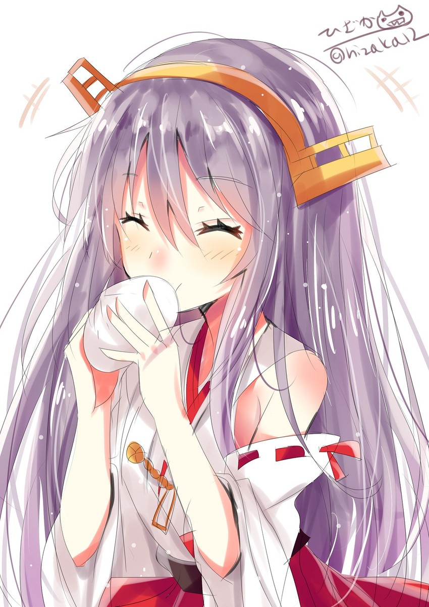 haruna and haruna kai ni (kantai collection) drawn by hizaka