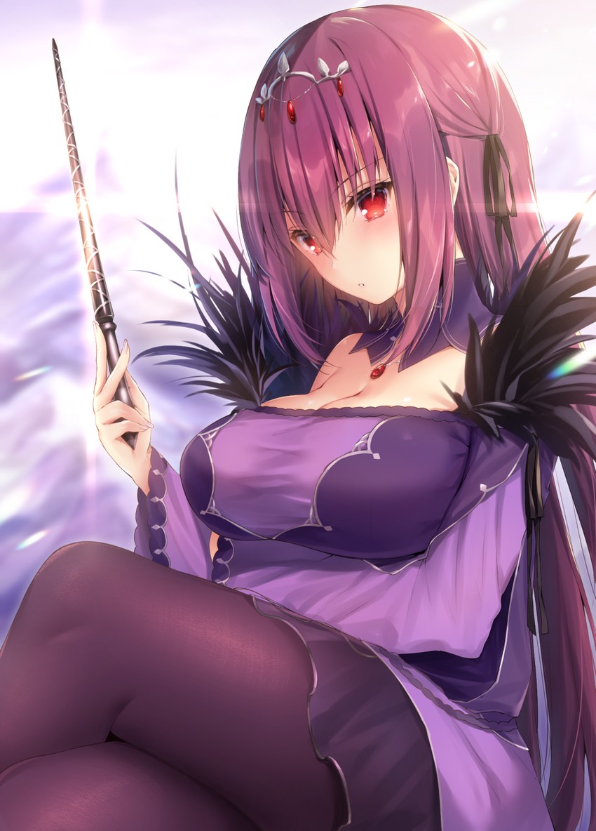 scathach and scathach skadi (fate and 1 more) drawn by navy_(navy.blue)