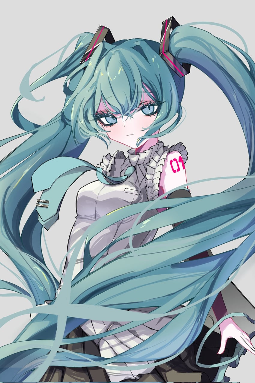 hatsune miku (vocaloid and 1 more) drawn by donki_(dodododonkidon)