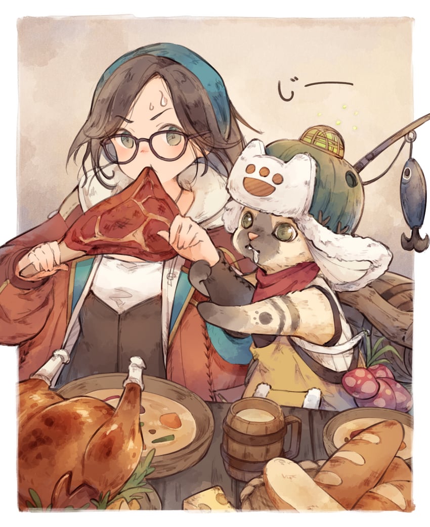 alma (monster hunter and 1 more) drawn by ivy1993