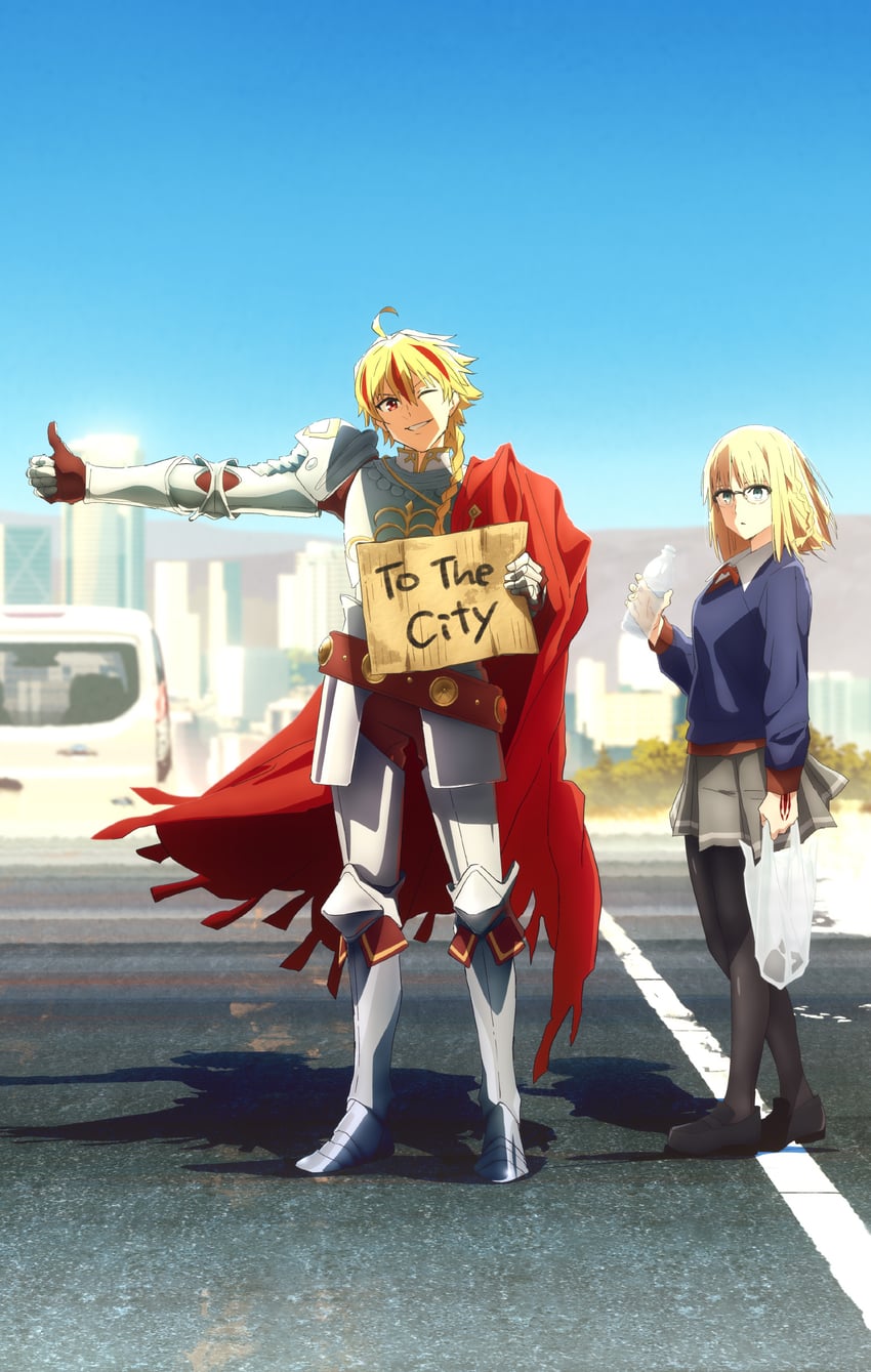 richard i and sajou ayaka (fate and 1 more)