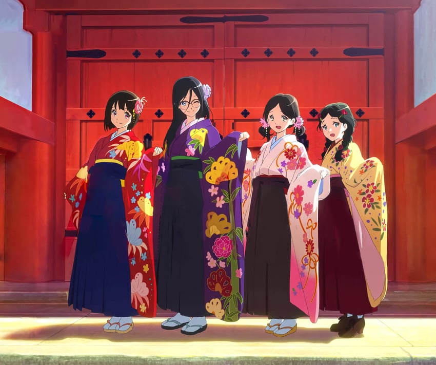 tanaka asuka, nakaseko kaori, ogasawara haruka, and saitou aoi (hibike! euphonium)