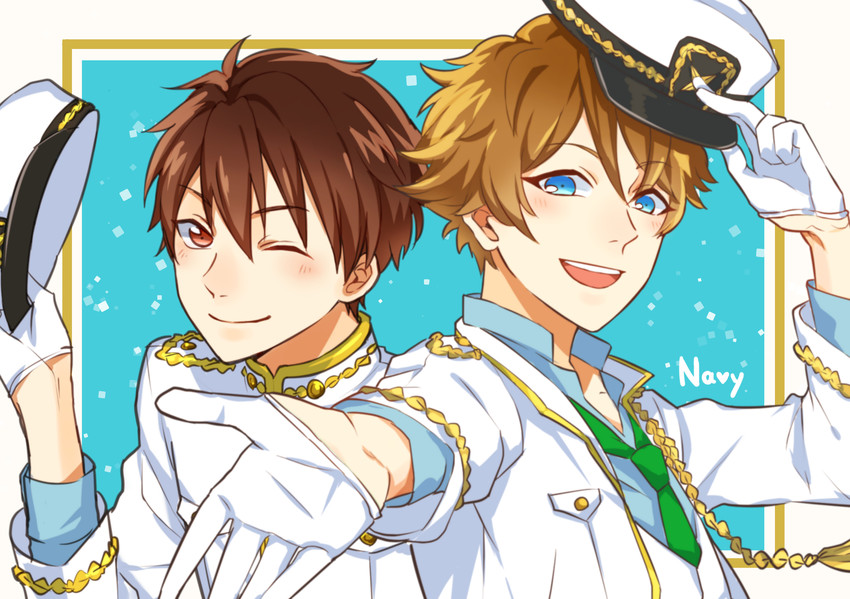 morisawa chiaki and takamine midori (ensemble stars!) drawn by pajero