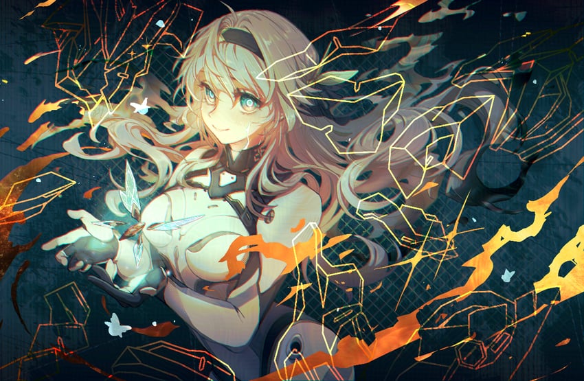 sam and firefly (honkai and 1 more) drawn by faithom