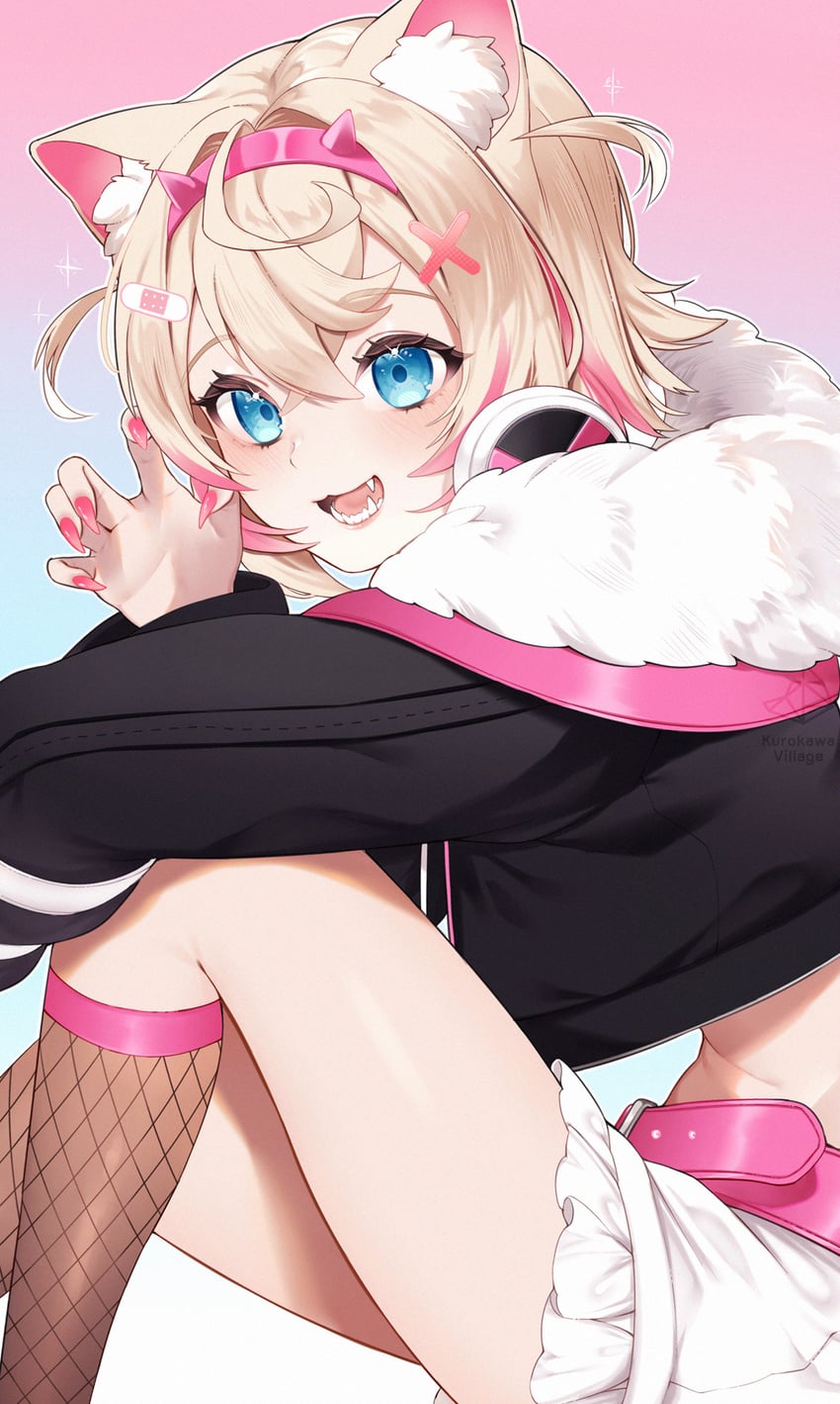 mococo abyssgard (hololive and 1 more) drawn by hana_kuro3
