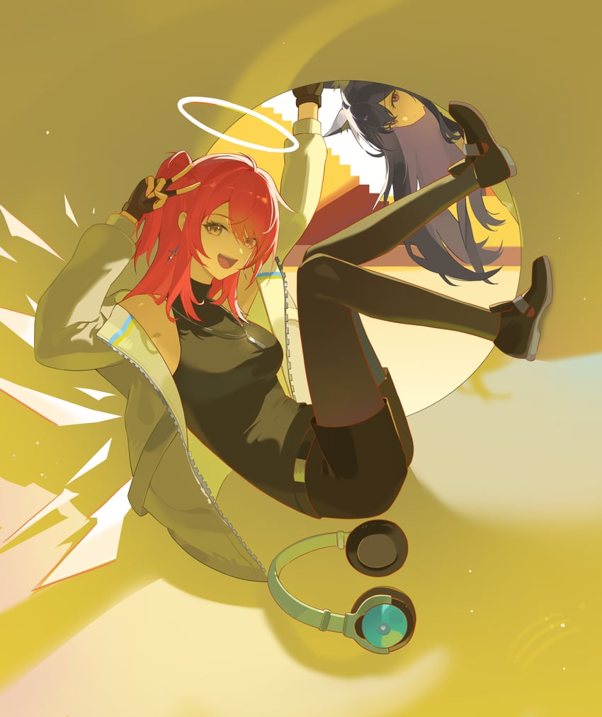 texas, exusiai, and exusiai the new covenant (arknights) drawn by lingdu_han
