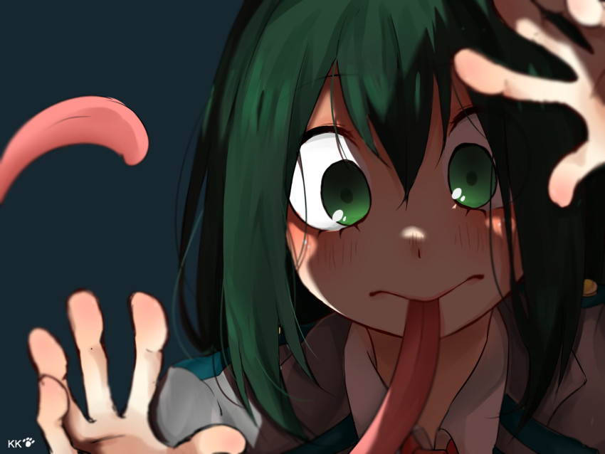 asui tsuyu (boku no hero academia) drawn by kk_(17970282)