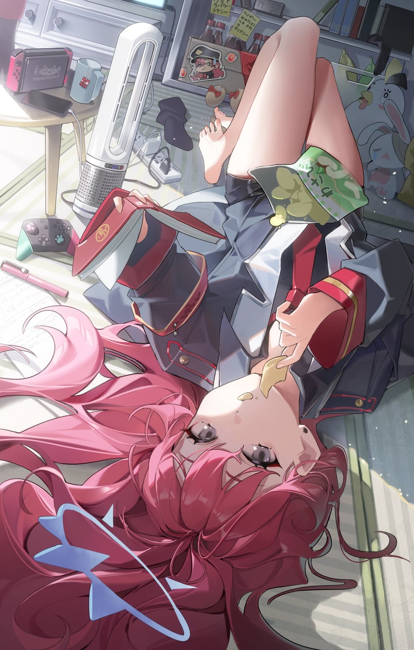 iroha and peroro (blue archive) drawn by shionagi_(sana)
