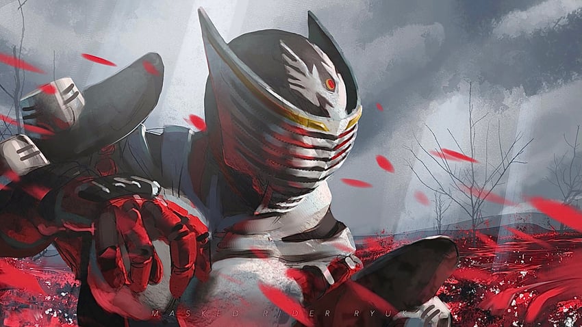 kamen rider ryuki (kamen rider and 1 more) drawn by sakumo_(hrnb0122issy)