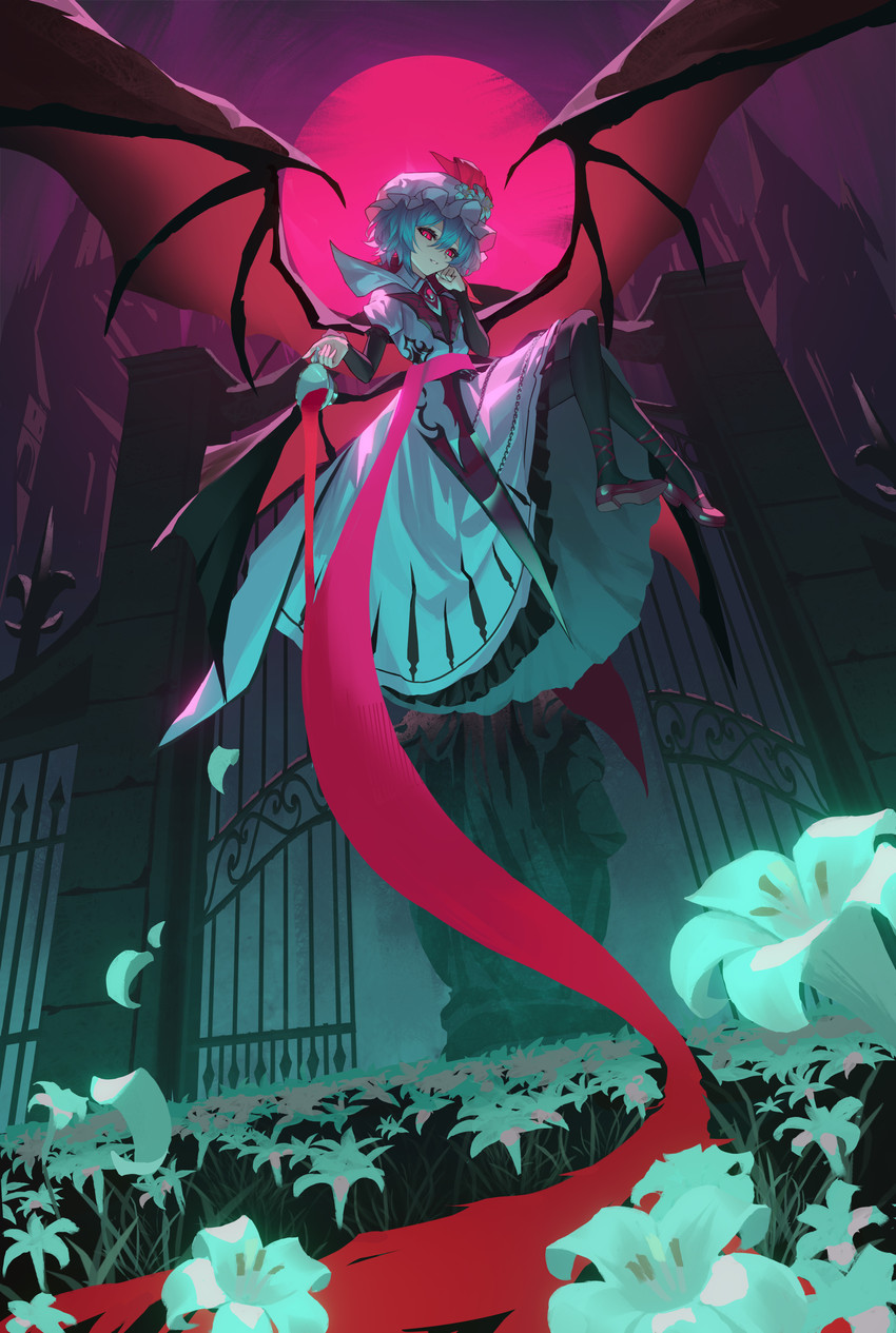 remilia scarlet (touhou and 2 more) drawn by iranon_(new_iranon)