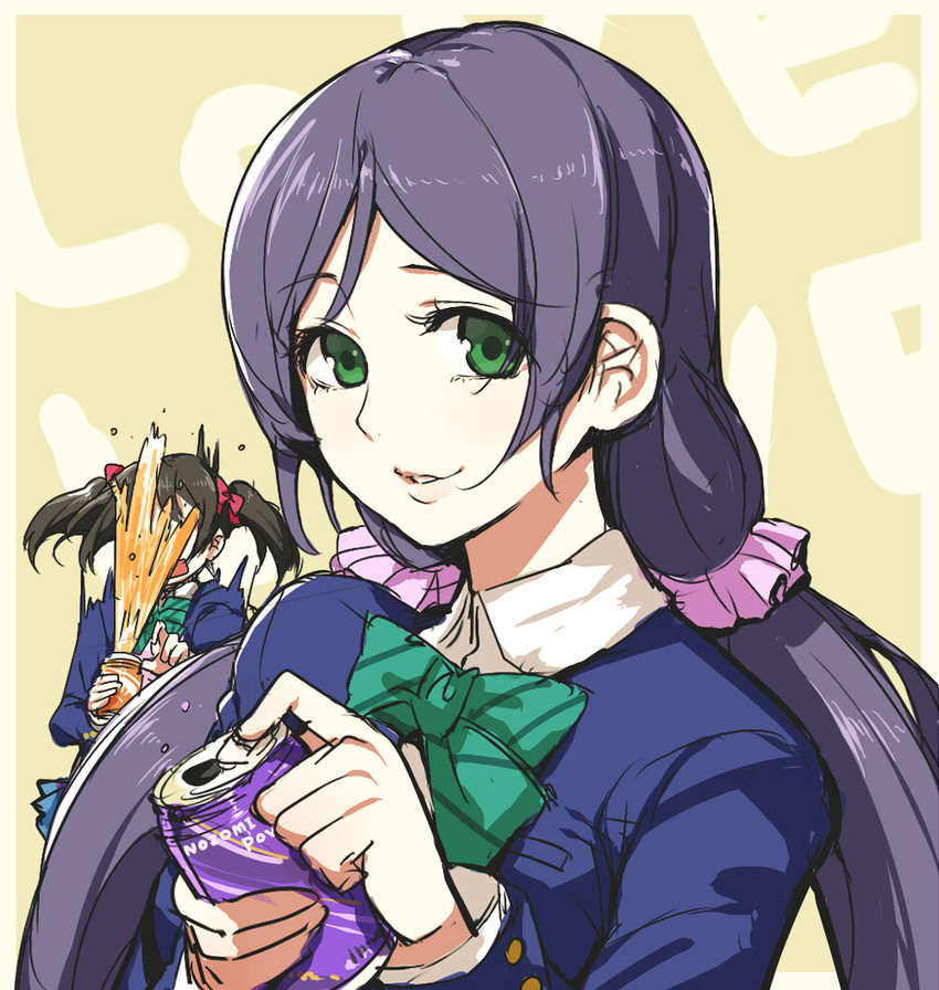 tojo nozomi and yazawa nico (love live! and 1 more) drawn by hitoto