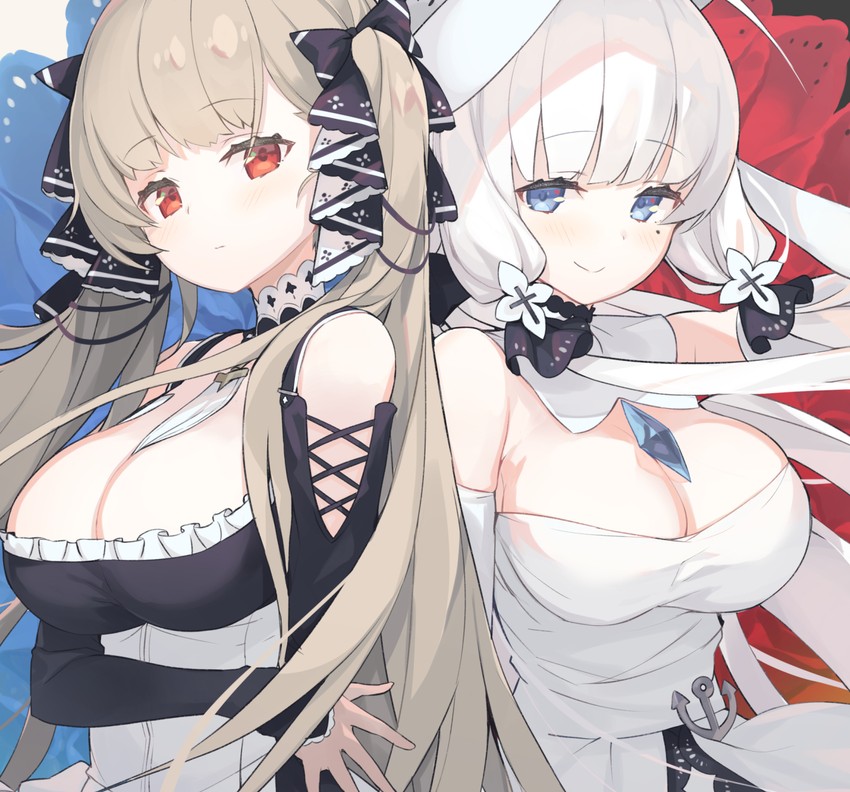 formidable and illustrious (azur lane) drawn by tam-u