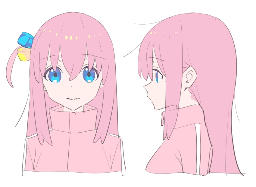 gotoh hitori (bocchi the rock!) drawn by enkyo_yuuichirou