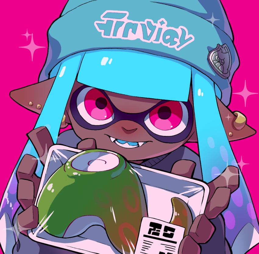 inkling player character and inkling girl (splatoon) drawn by teo_(teorekka)