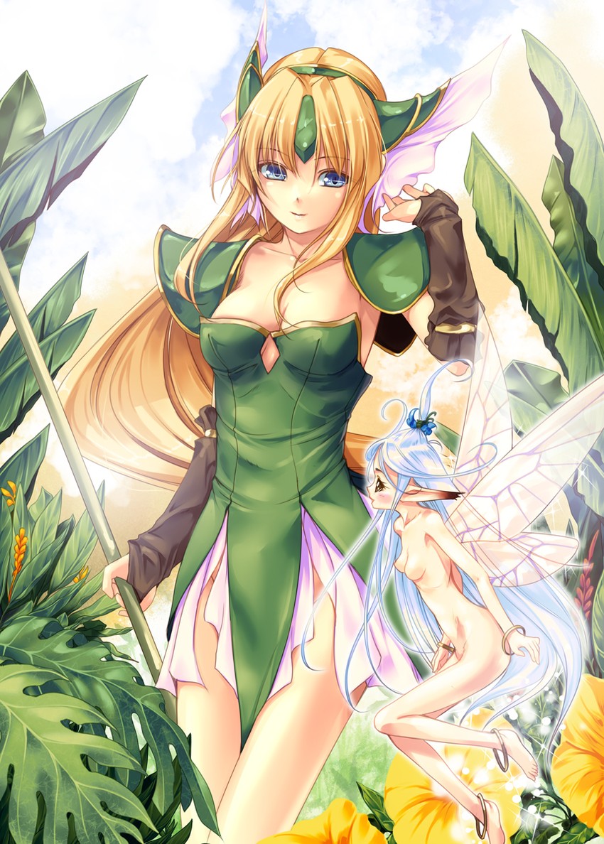 riesz and faerie (seiken densetsu and 1 more) drawn by kirishima_satoshi