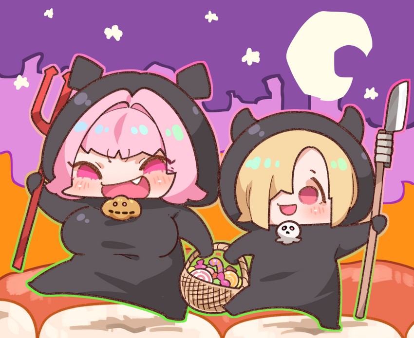yumemi riamu and shirasaka koume (idolmaster and 1 more) drawn by takato_kurosuke