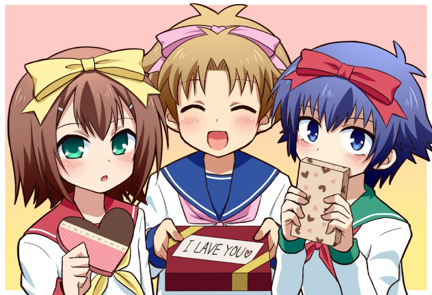 kinoshita hideyoshi, yoshii akihisa, and tsuchiya kouta (baka to test to shoukanjuu) drawn by komeko5