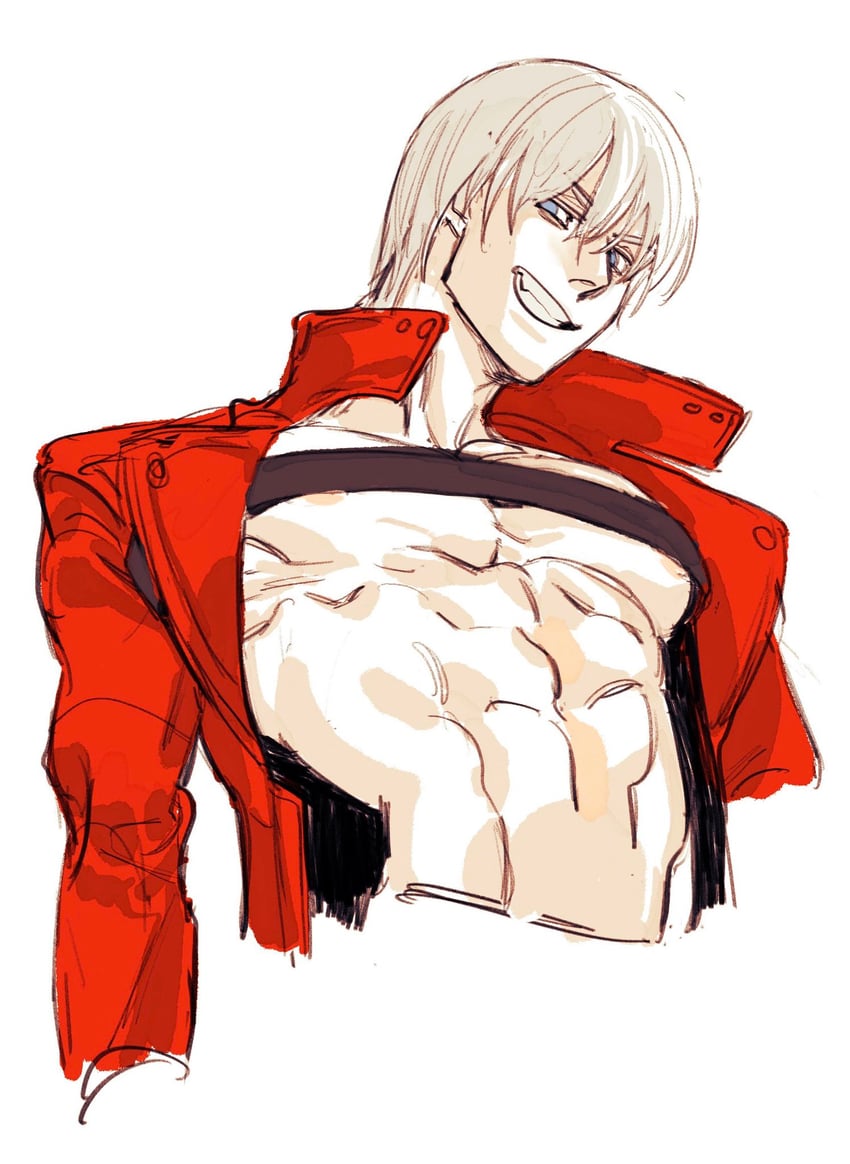 dante (devil may cry and 1 more) drawn by ebaizhanjiding