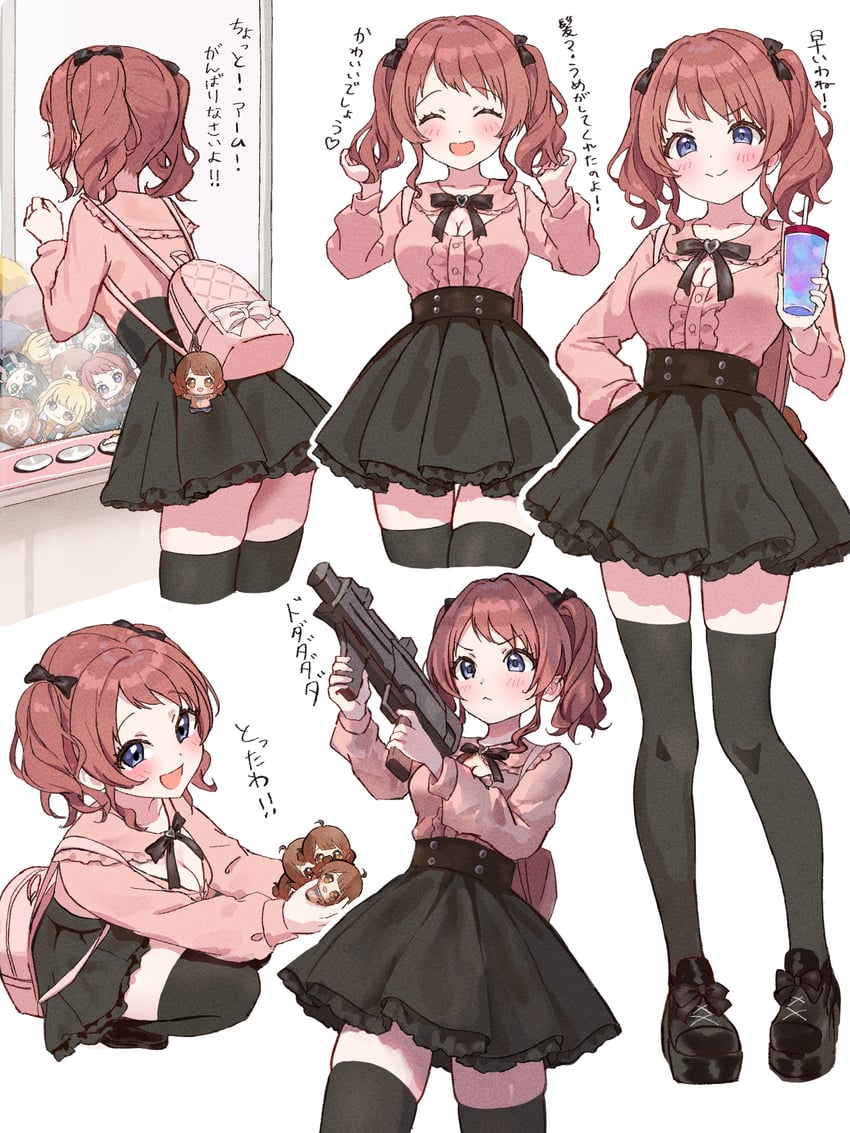 hanami ume and hanami saki (idolmaster and 1 more) drawn by hoshinopurin