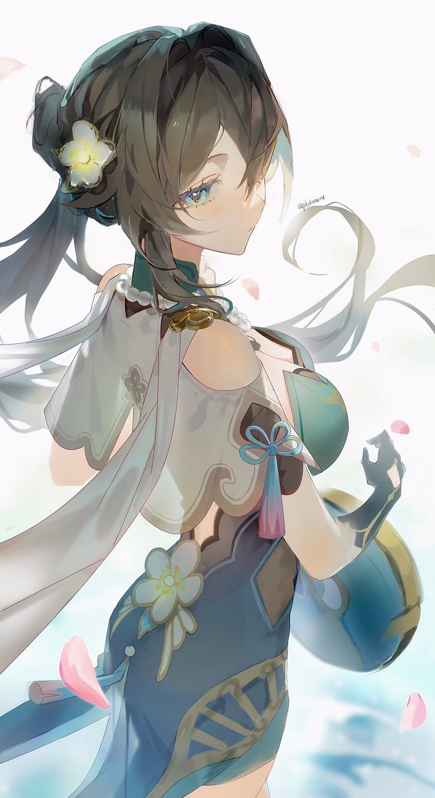 ruan mei (honkai and 1 more) drawn by pkokonatu