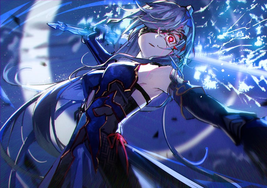 jingliu (honkai and 1 more) drawn by satsuki_(satsuki_art)