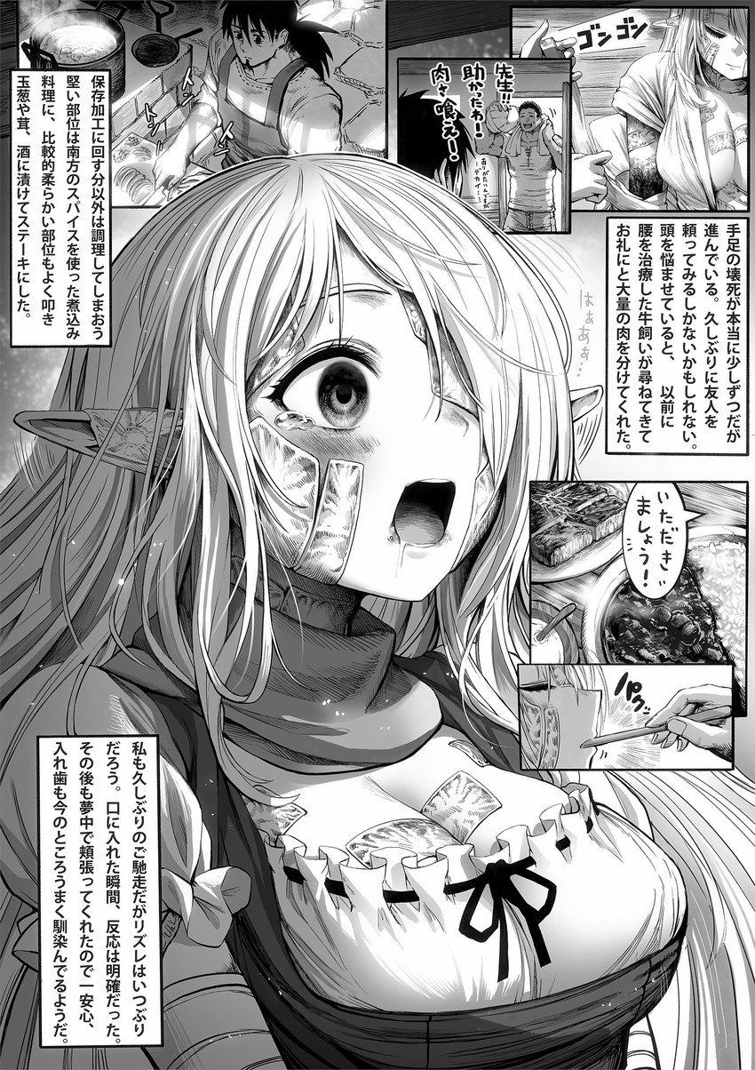 reszurre and kusuriuri-san (boroboro no elf-san wo shiawase ni suru kusuri uri-san) drawn by gibagiba