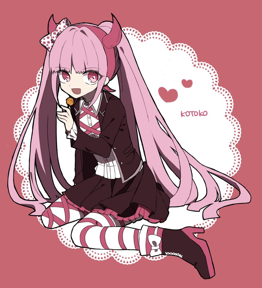 utsugi kotoko (danganronpa and 1 more) drawn by v3hinaki3v