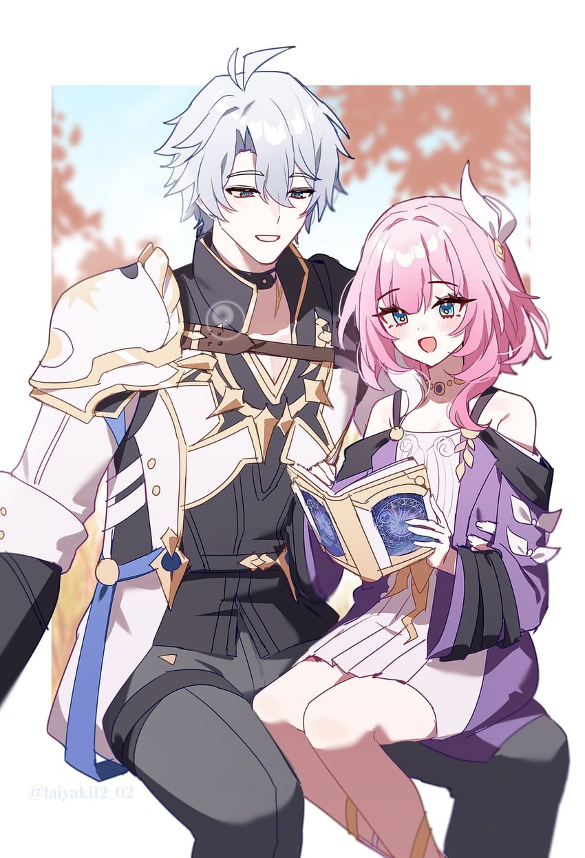phainon and cyrene (honkai and 1 more) drawn by taiyaki12