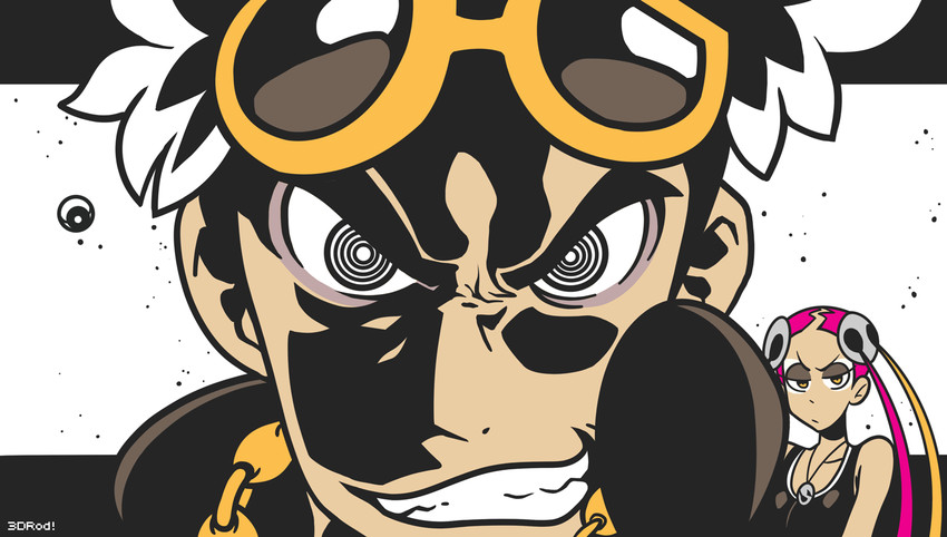 guzma and plumeria (pokemon and 2 more) drawn by 3d_rod!
