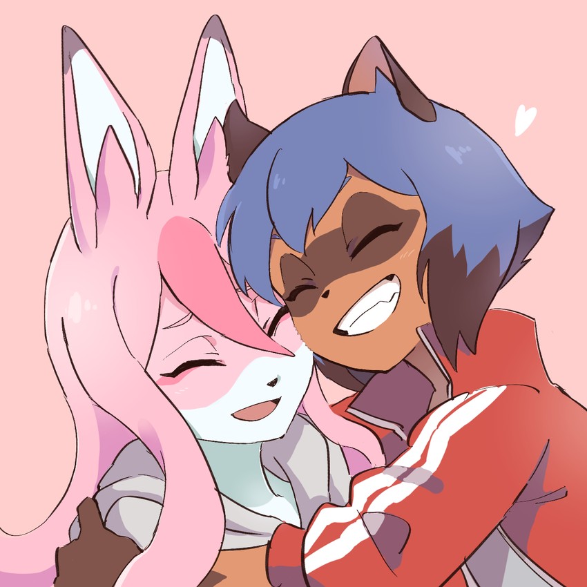 kagemori michiru and hiwatashi nazuna (brand new animal) drawn by hoyon
