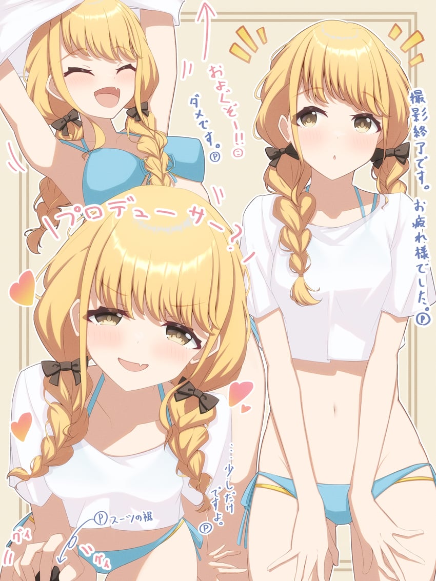 fujita kotone (idolmaster and 1 more) drawn by k0me