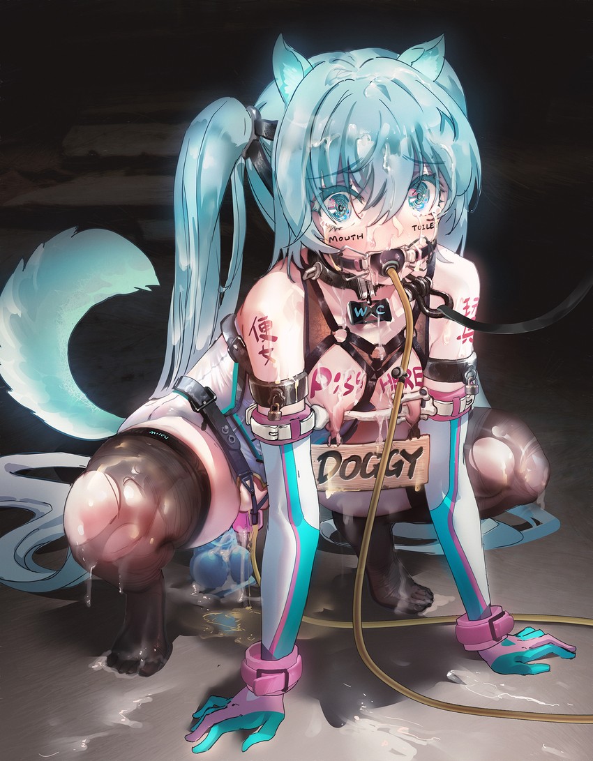 hatsune miku (vocaloid) drawn by ying_yi