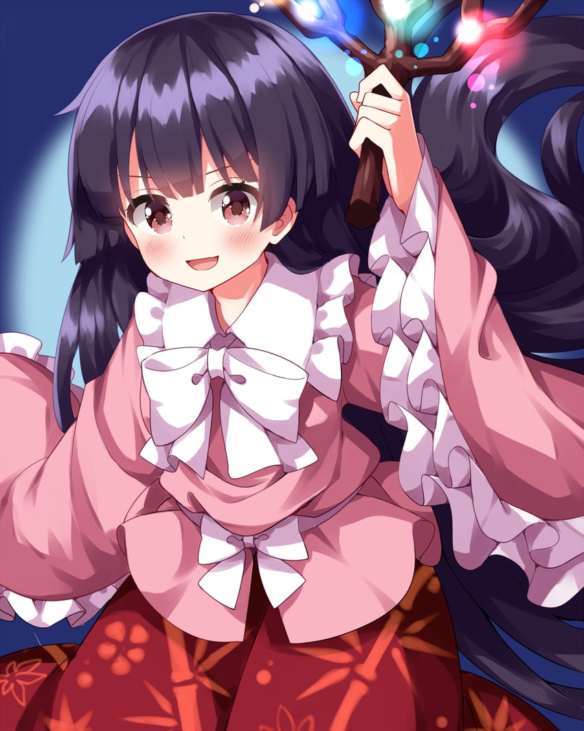 houraisan kaguya (touhou) drawn by ruu_(tksymkw)