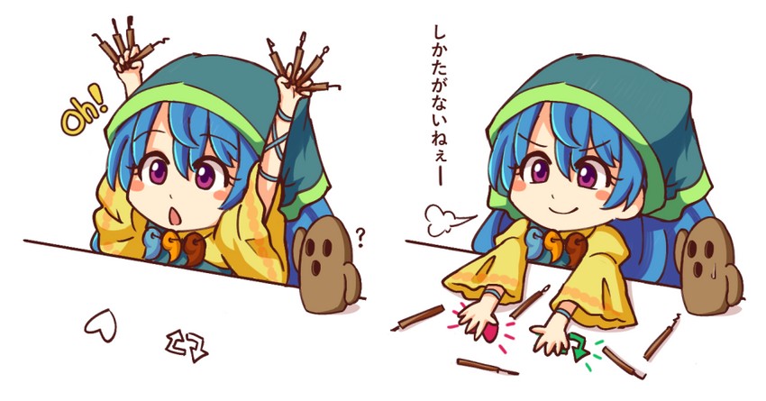 haniyasushin keiki (touhou and 1 more) drawn by wool_(miwol)