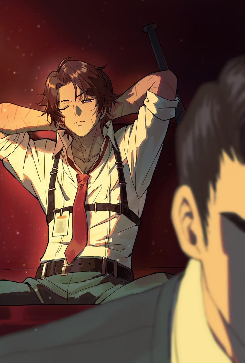 heathcliff and meursault (project moon and 1 more) drawn by killerohan