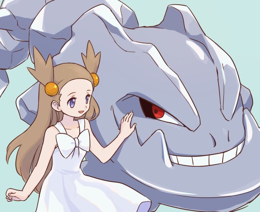jasmine and steelix (pokemon and 1 more) drawn by 35yado