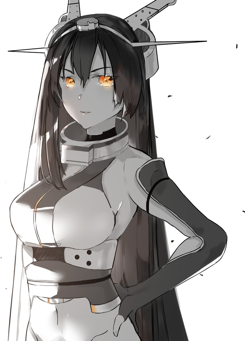 nagato and nagato kai ni (kantai collection) drawn by neko_(ganecooo)