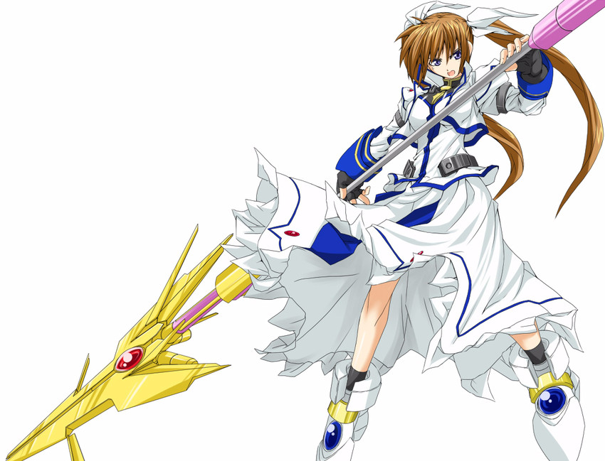 takamachi nanoha and raising heart (lyrical nanoha and 1 more)